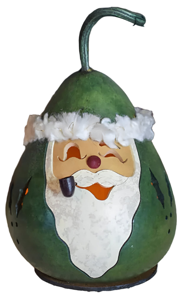 St Nick Gourd Medium Lit - Green