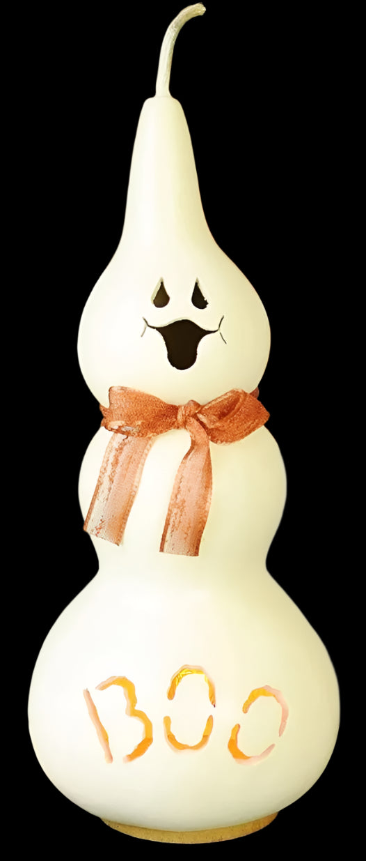 Jake Ghost- Small Tall Lit Gourd