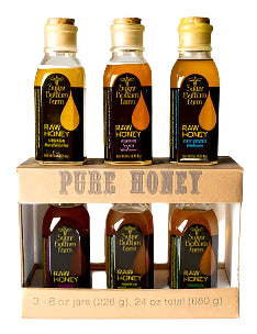 Honey Sampler (3) 8-oz bottles