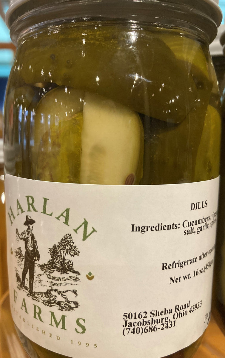 Dill Pickles, 16oz Jar The Wheeling Artisan Center Shop