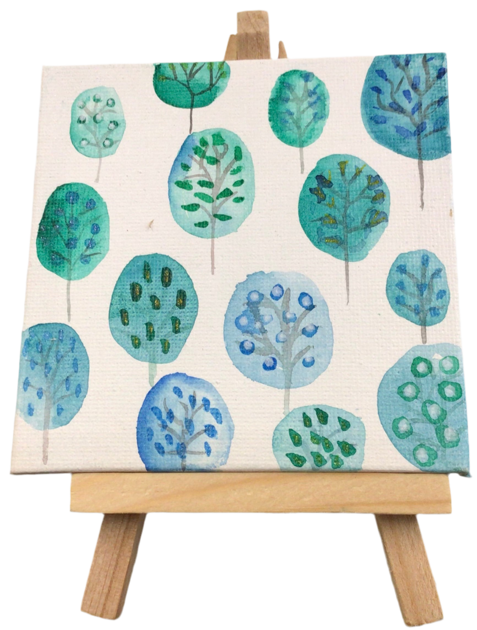 Tiny Art with Easel