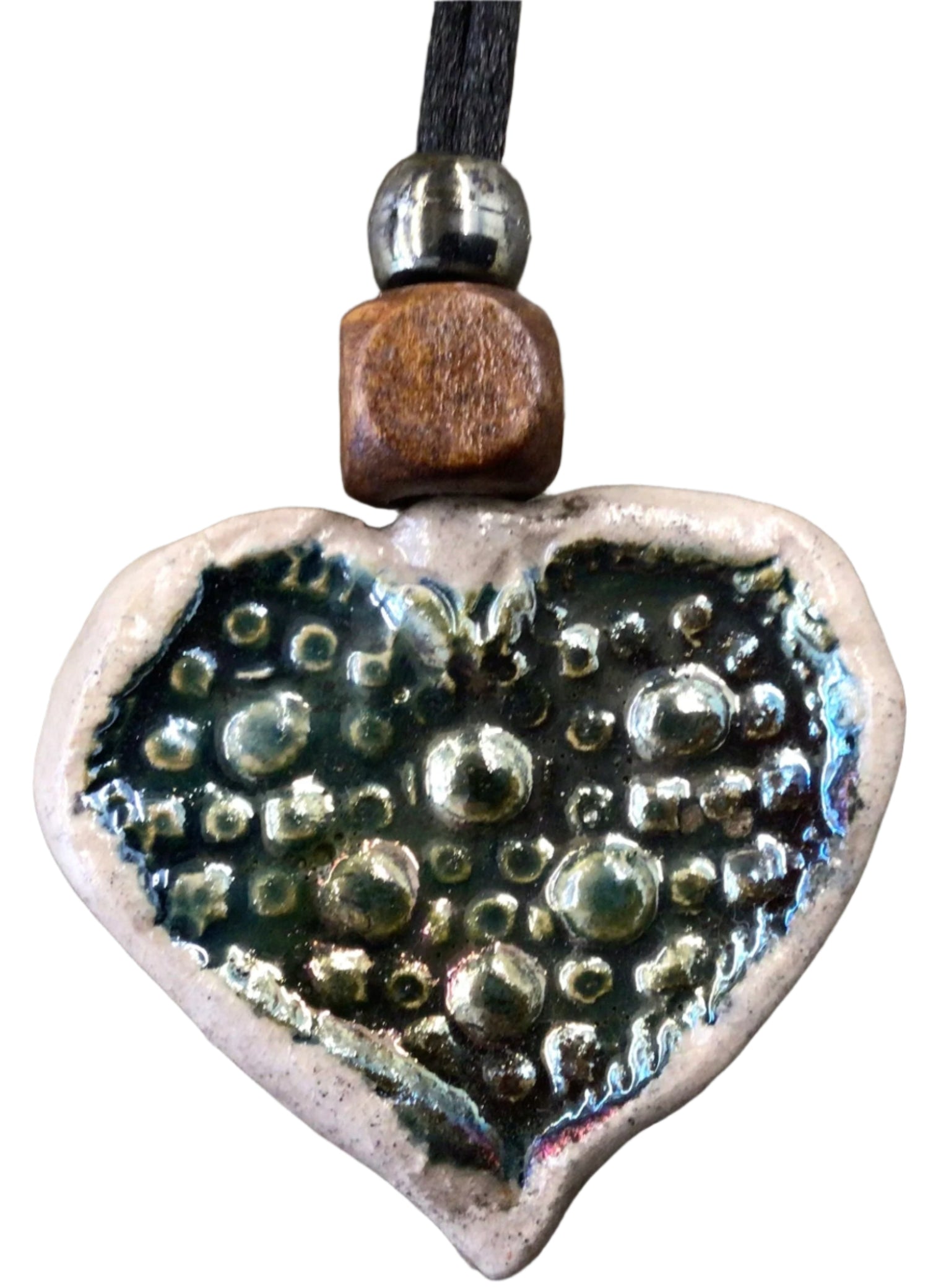 Raku Pendant Necklace