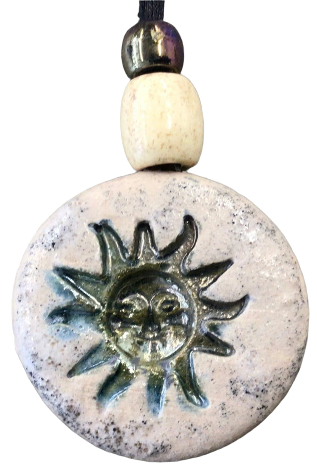 Raku Pendant Necklace