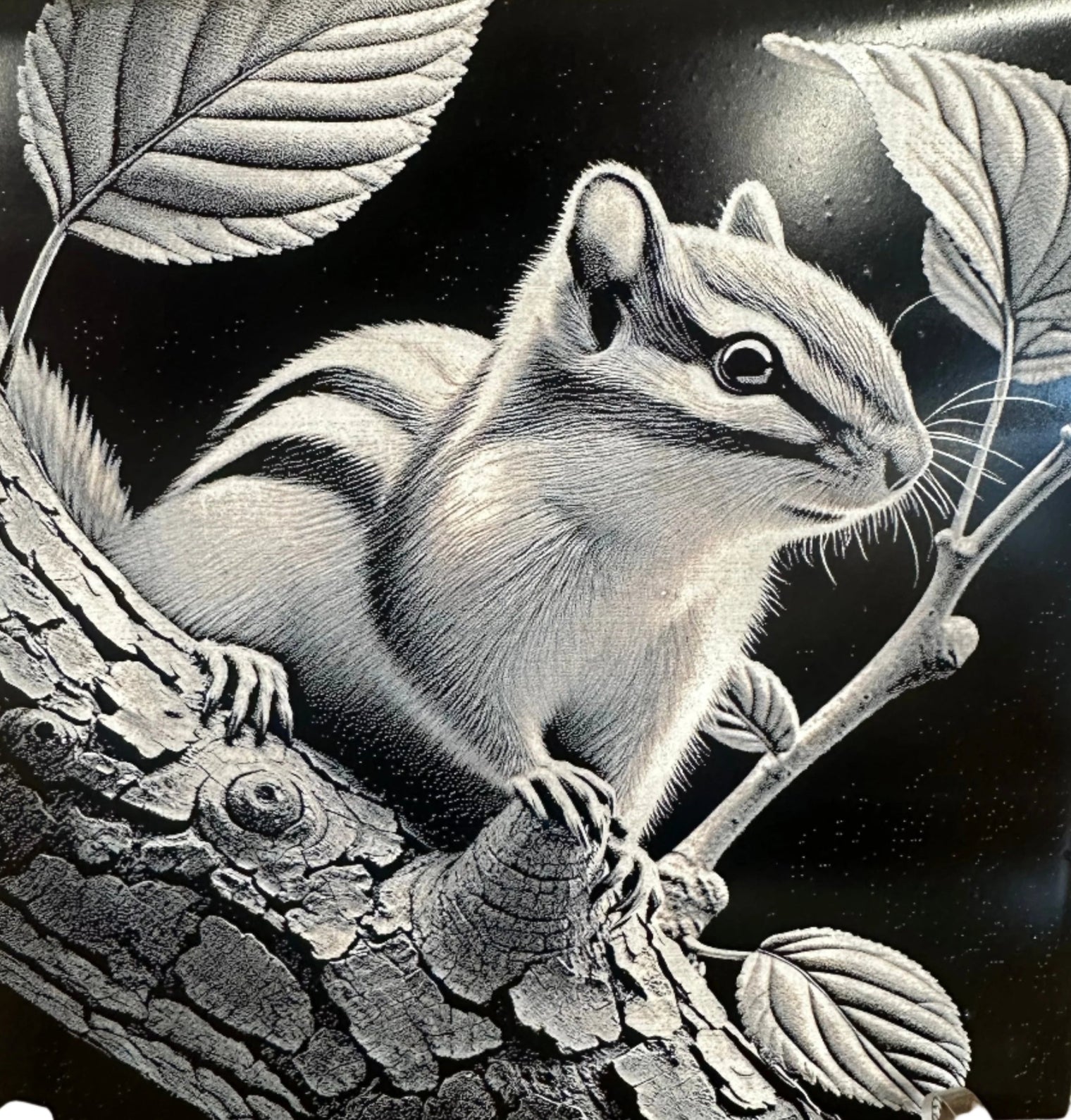 Laser Engraved Ceramic Tile