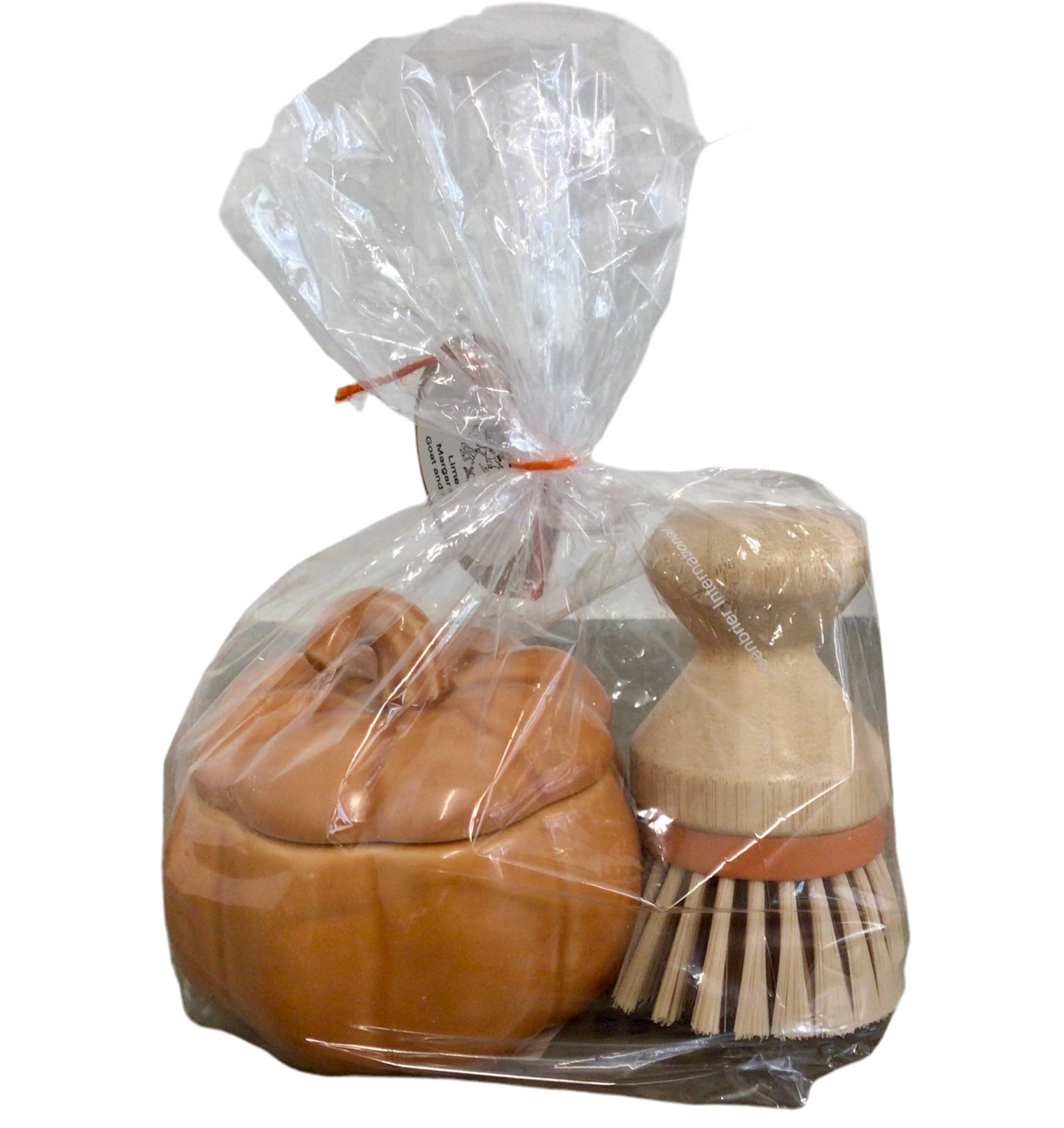 All Natural Solid Dish Soap and Brush Set