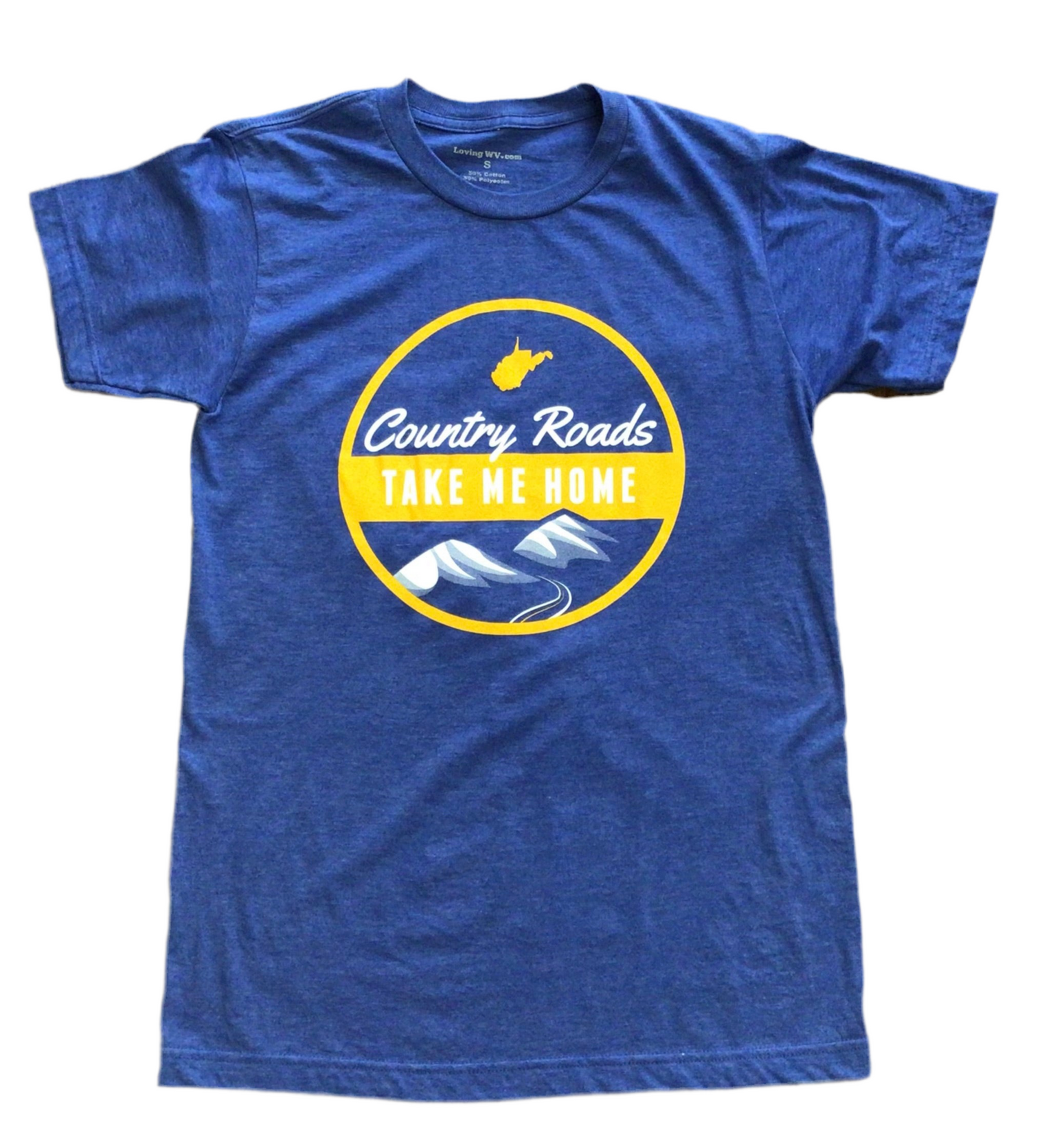Blue Country Roads Take Me Home T-Shirt