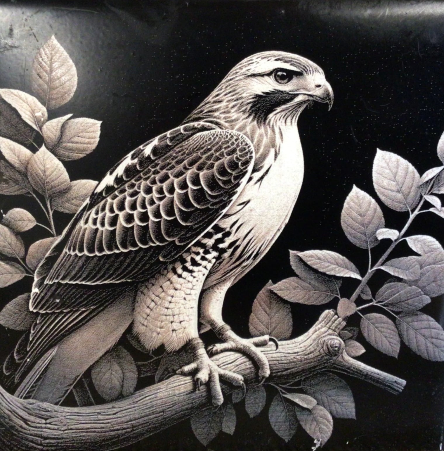 Laser Engraved Ceramic Tile