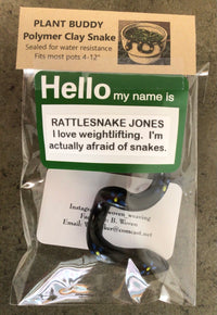 Whimsical Polymer Clay Snakes