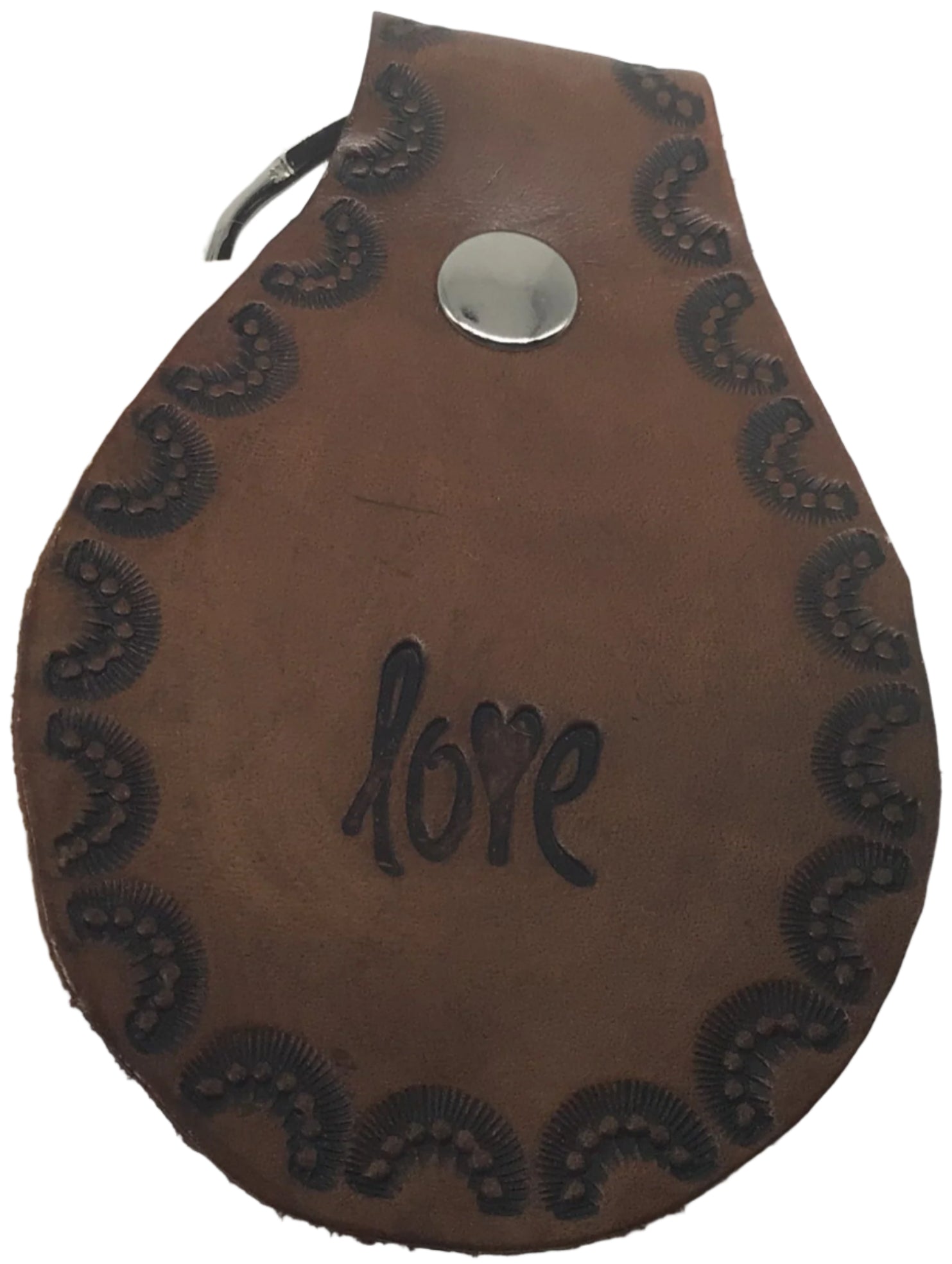 Leather Key Rings (rounded)