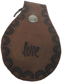 Leather Key Rings (rounded)