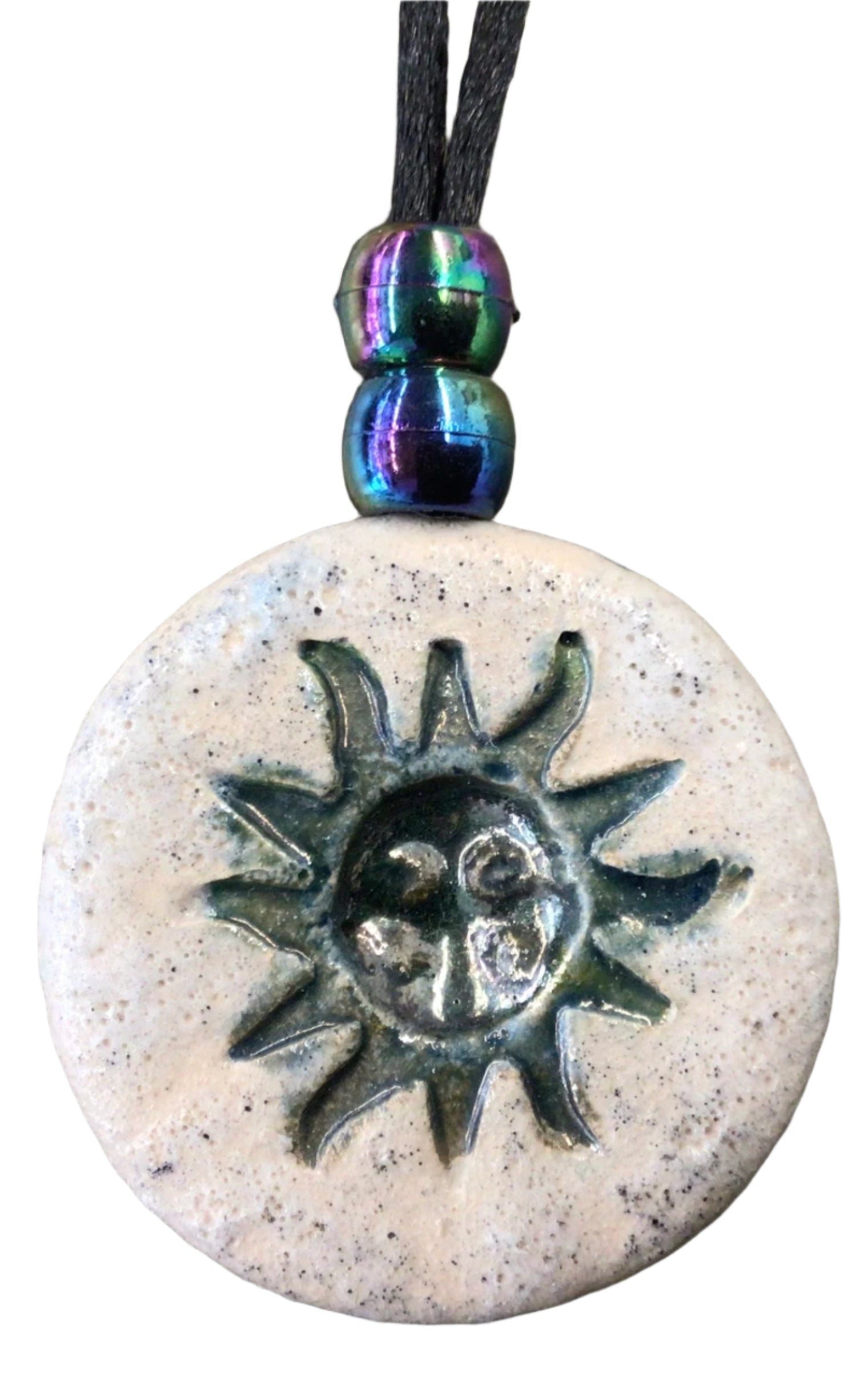 Raku Pendant Necklace