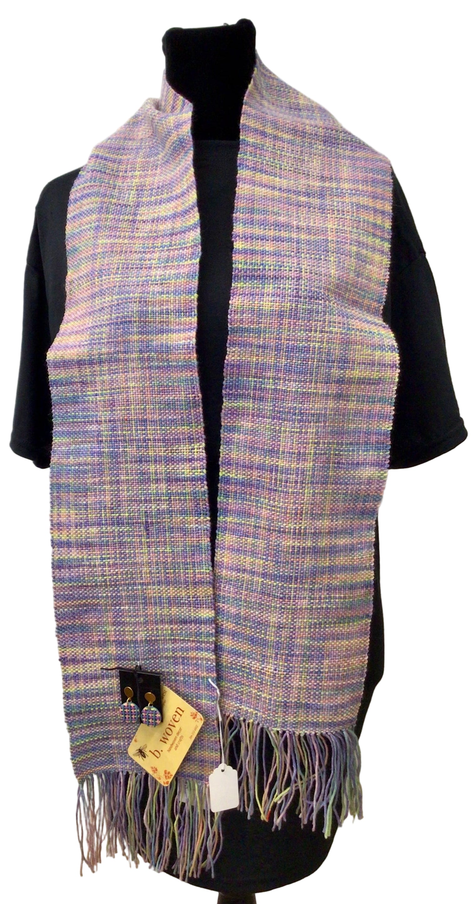 Cashmere Scarf & Matching Earrings