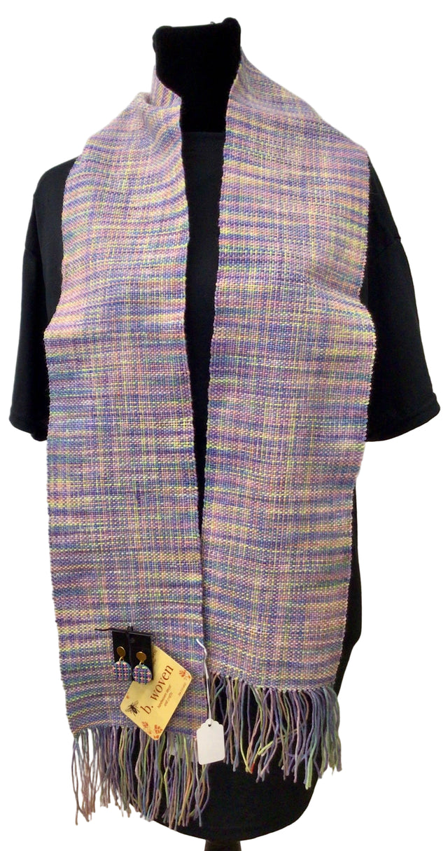 Cashmere Scarf & Matching Earrings