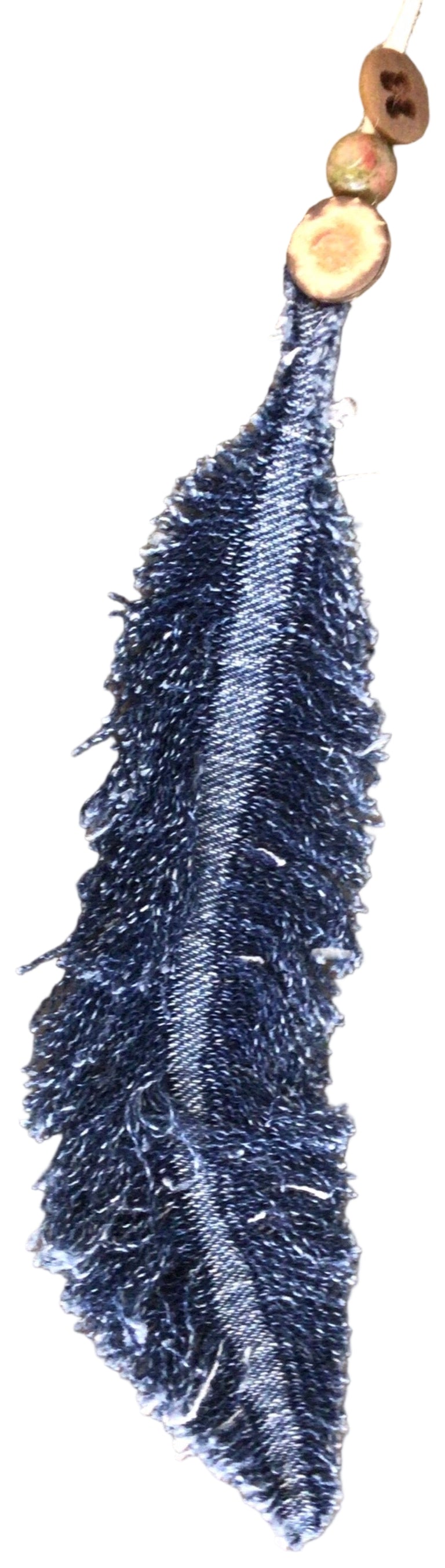 Upcycled Fabric Feathers