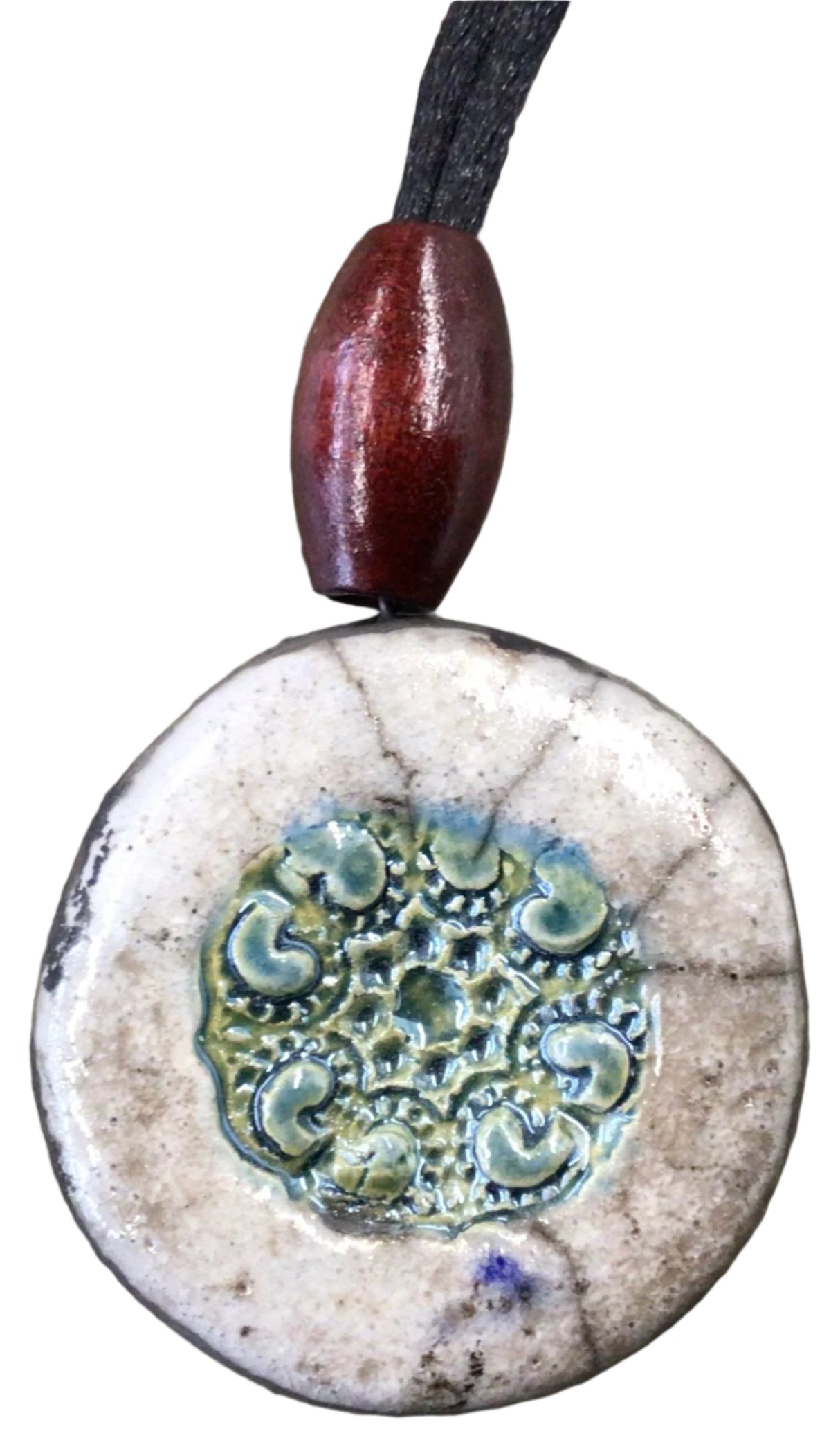 Raku Pendant Necklace