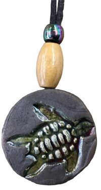 Raku Pendant Necklace