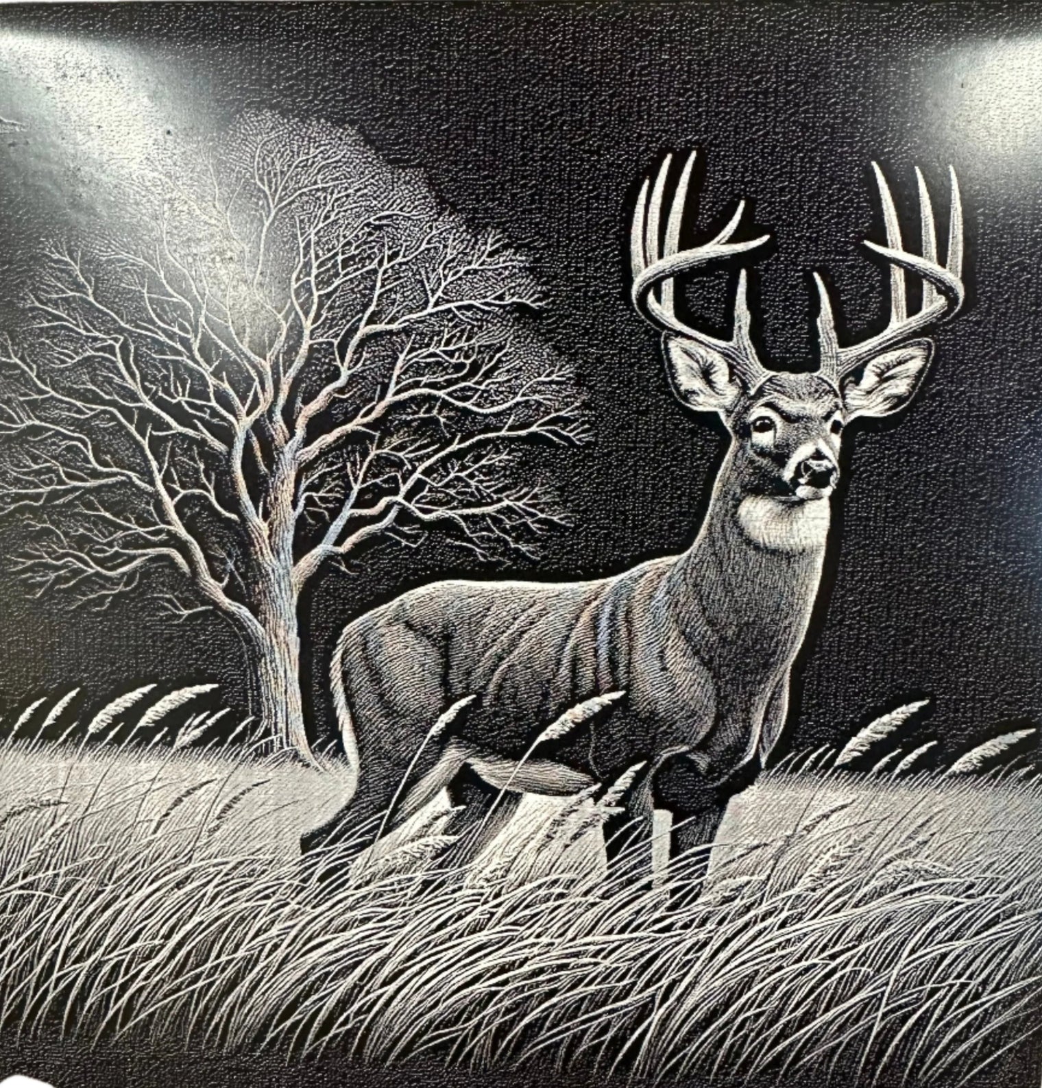 Laser Engraved Ceramic Tile