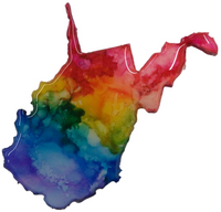 Resin WV Magnet - Medium & Large