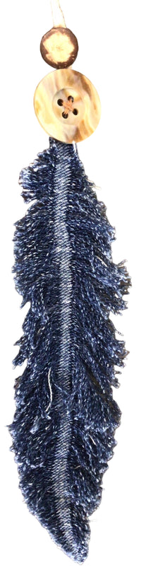 Upcycled Fabric Feathers