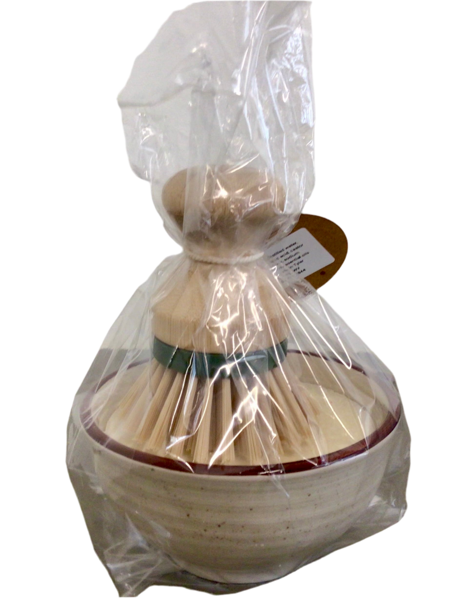 All Natural Solid Dish Soap and Brush Set