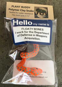 Whimsical Polymer Clay Snakes