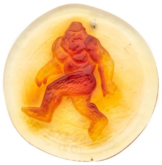 Bigfoot Glass Suncatcher