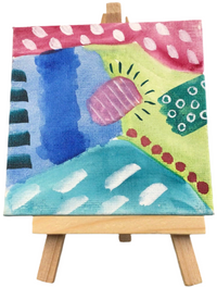 Tiny Art with Easel