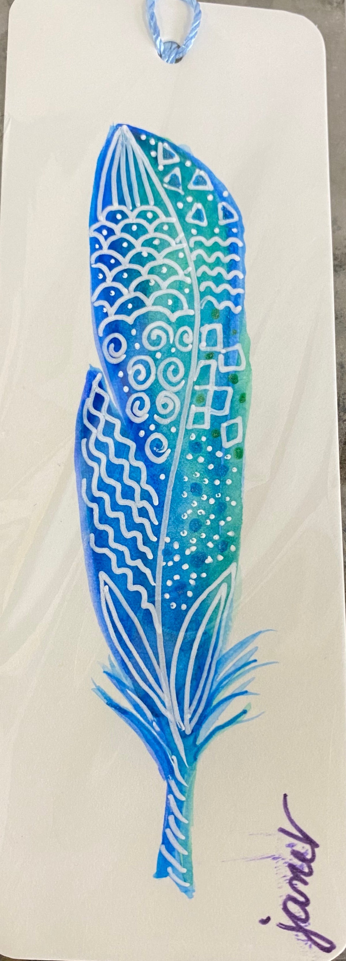Bookmarks - Feather Designs