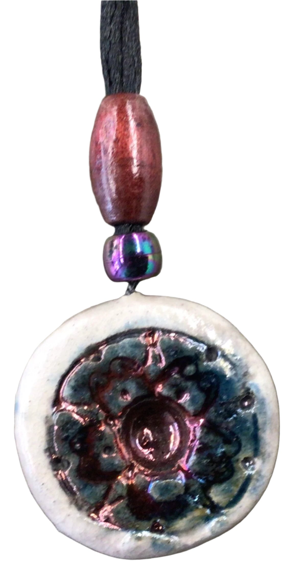Raku Pendant Necklace