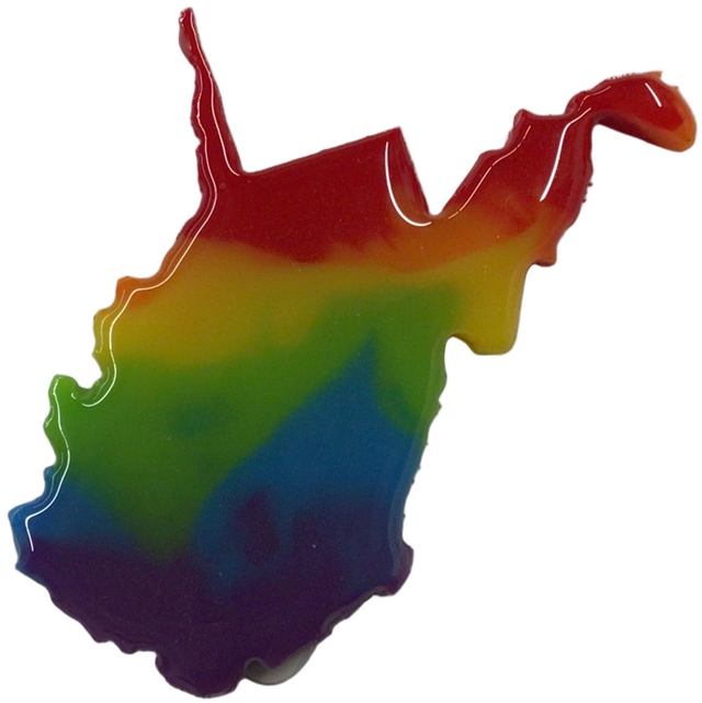 Resin WV Magnet - Medium & Large