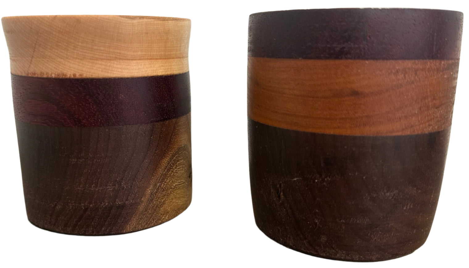 Pen Holder Wood Cup