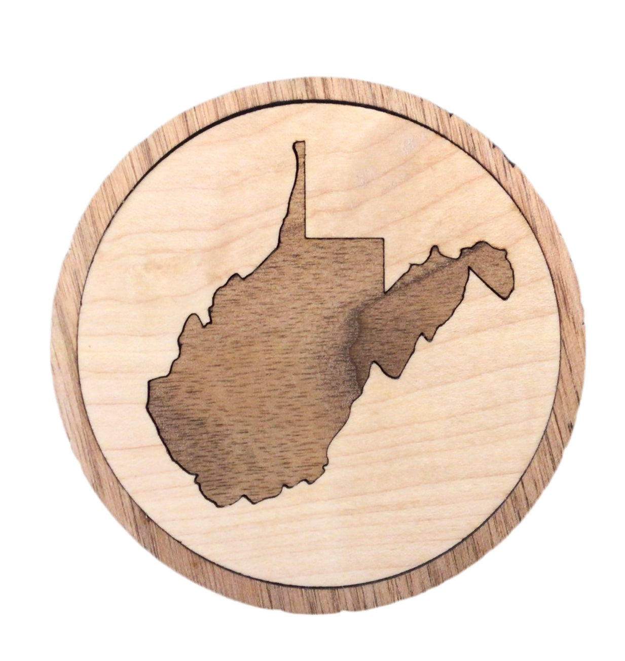 WV Wooden Coasters
