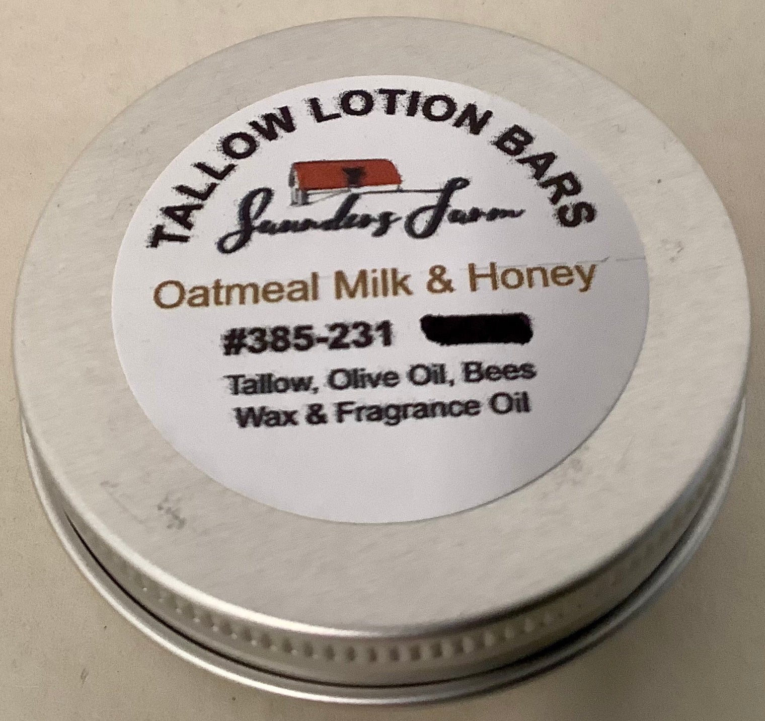 Tallow Lotion Bars - 1 oz