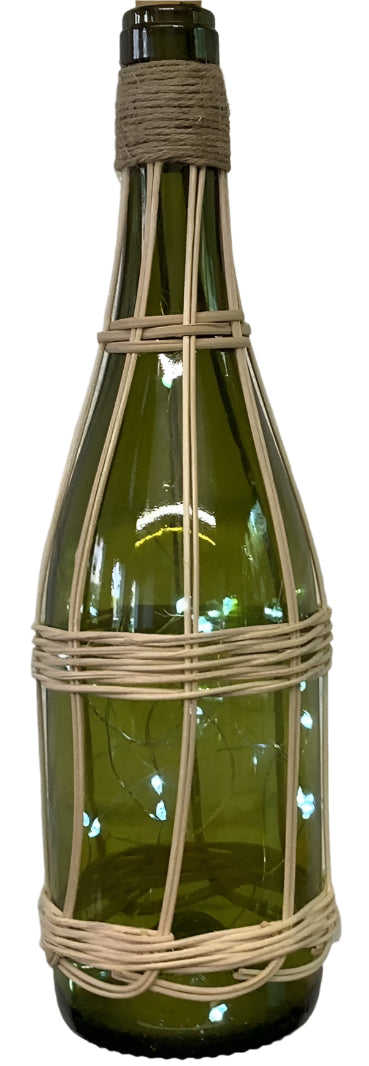 Lighted Wine Bottle