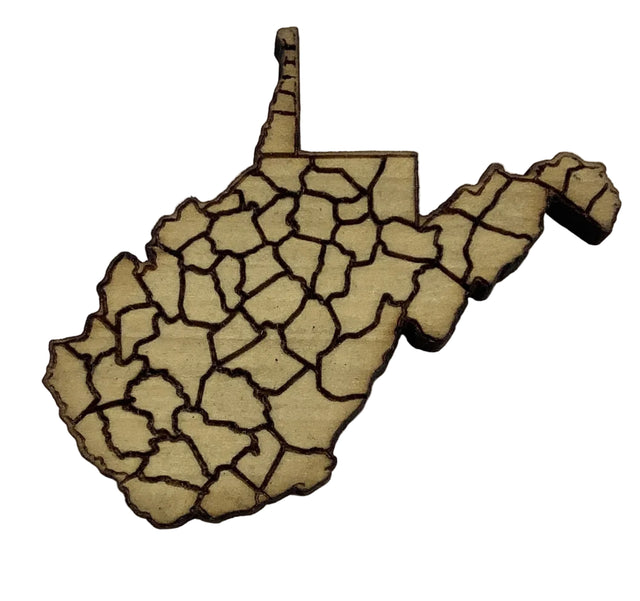 WV Wooden Magnets
