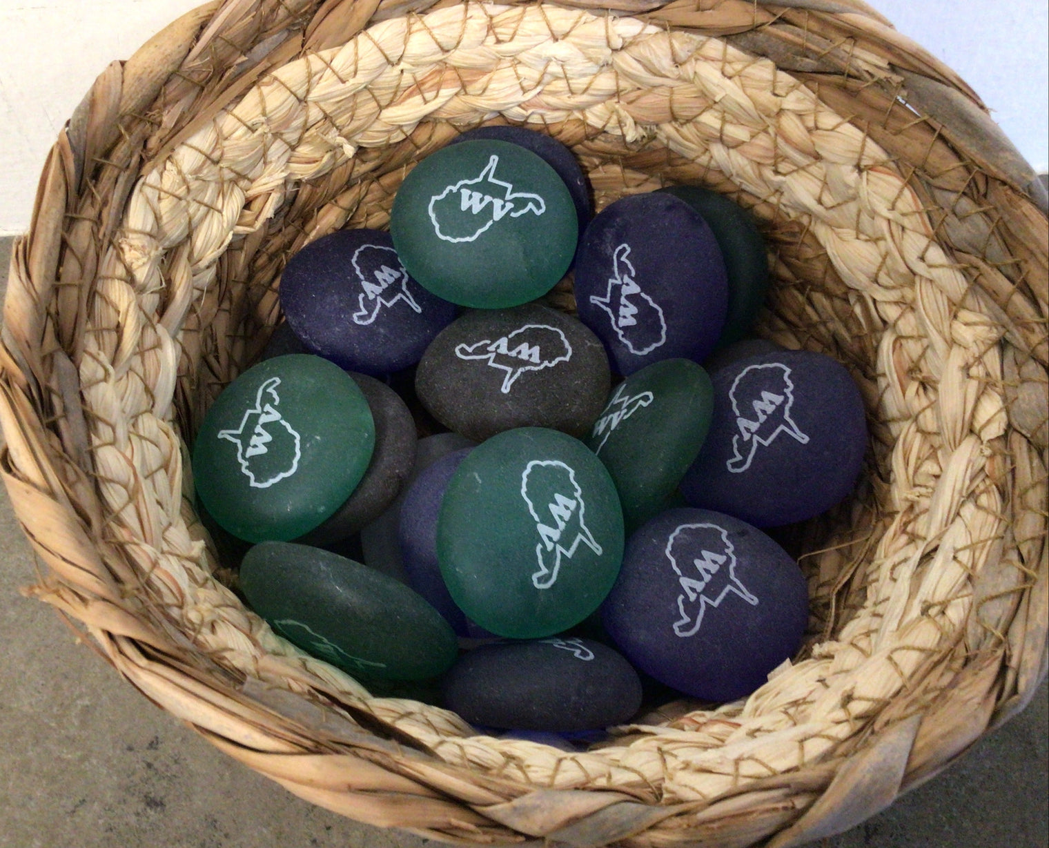 WV Glass Stones
