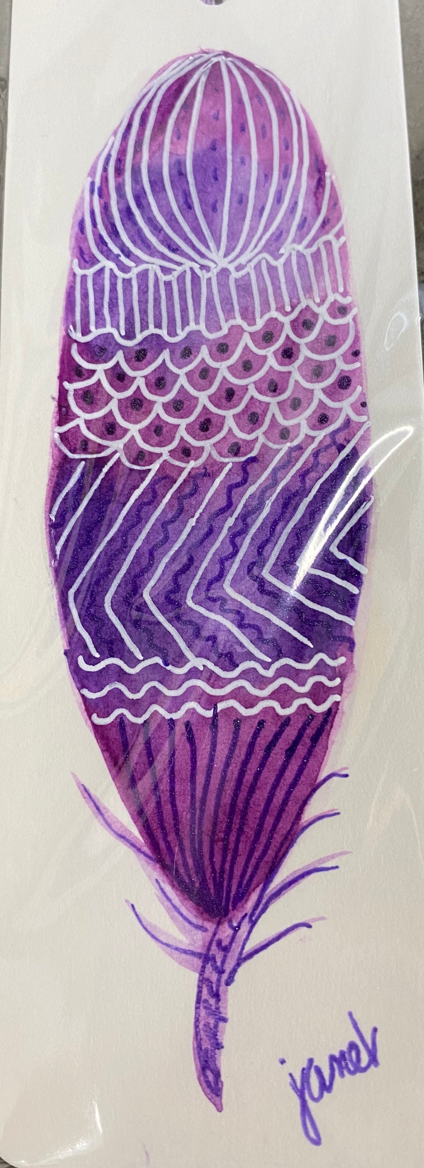 Bookmarks - Feather Designs