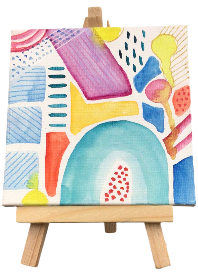 Tiny Art with Easel