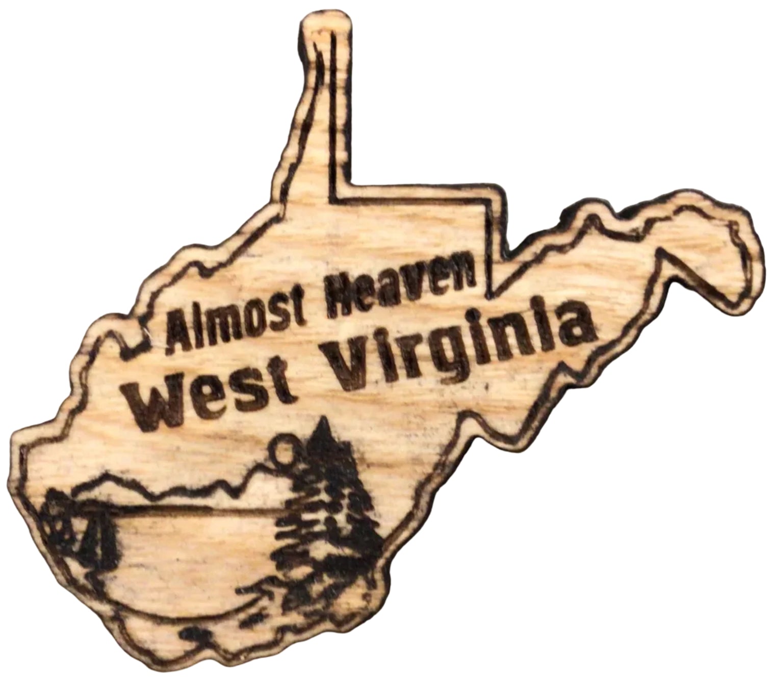 WV Wooden Magnets