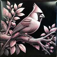 Laser Engraved Ceramic Tile