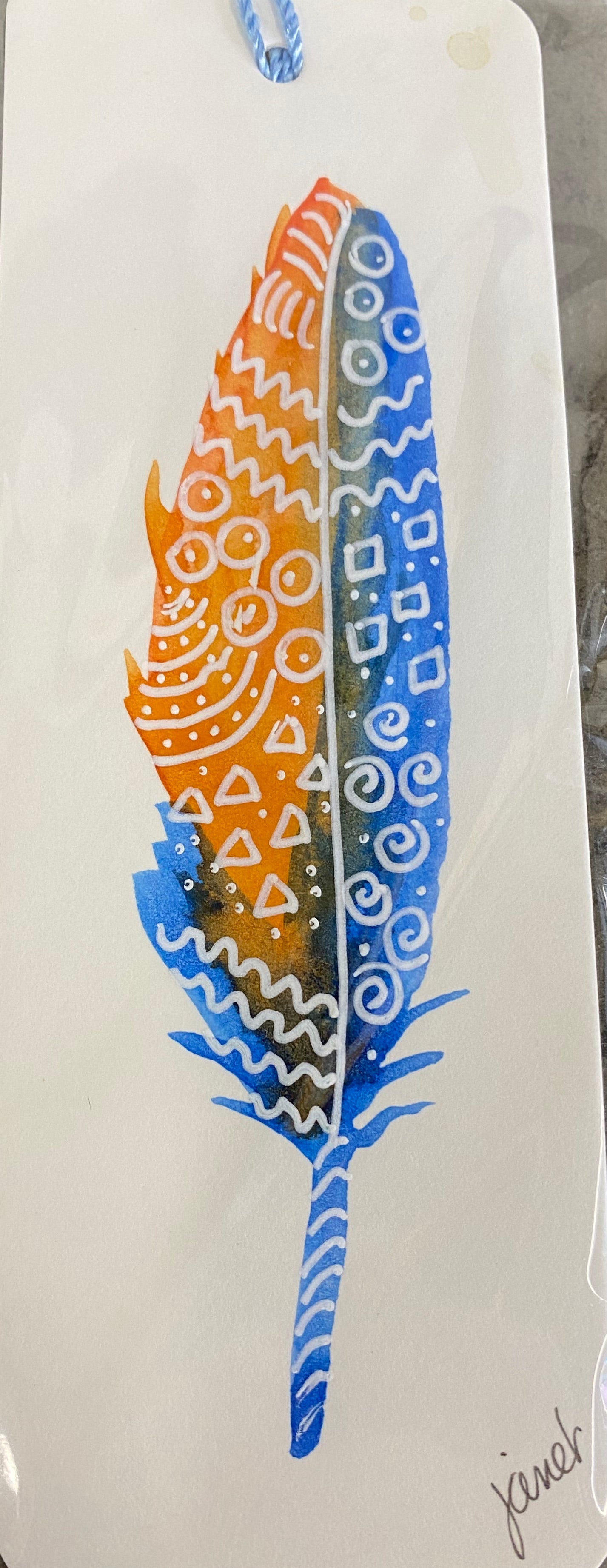 Bookmarks - Feather Designs