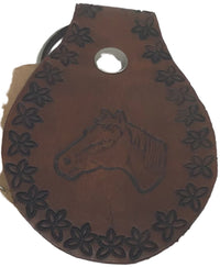 Leather Key Rings (rounded)