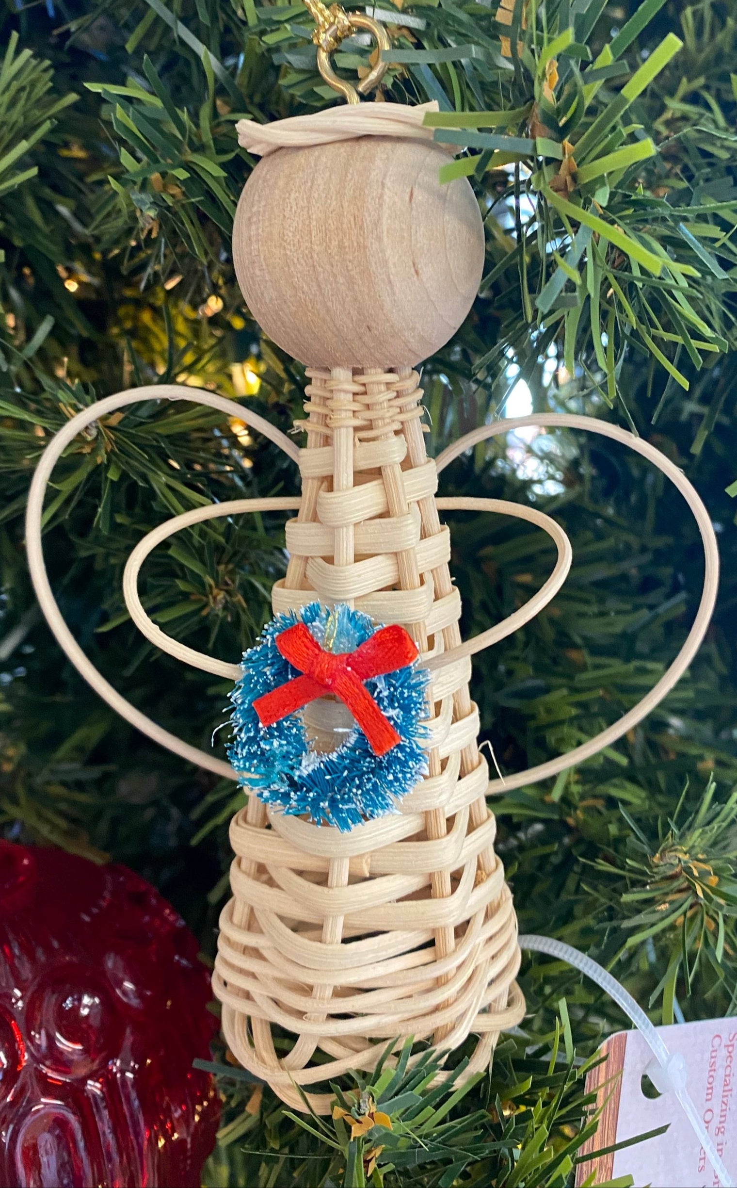 Woven Angel Ornament