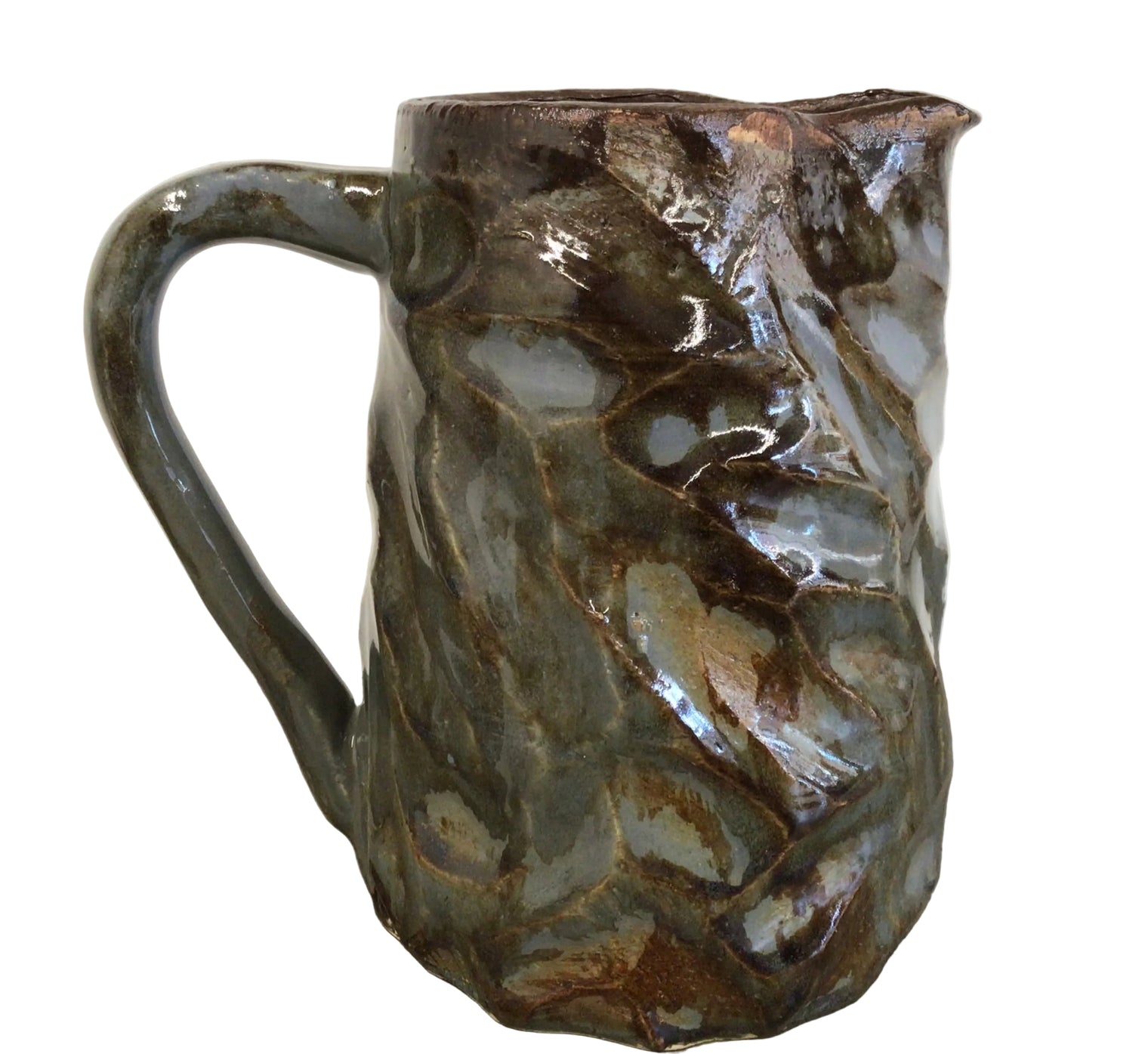 Glazed Pottery Pitcher