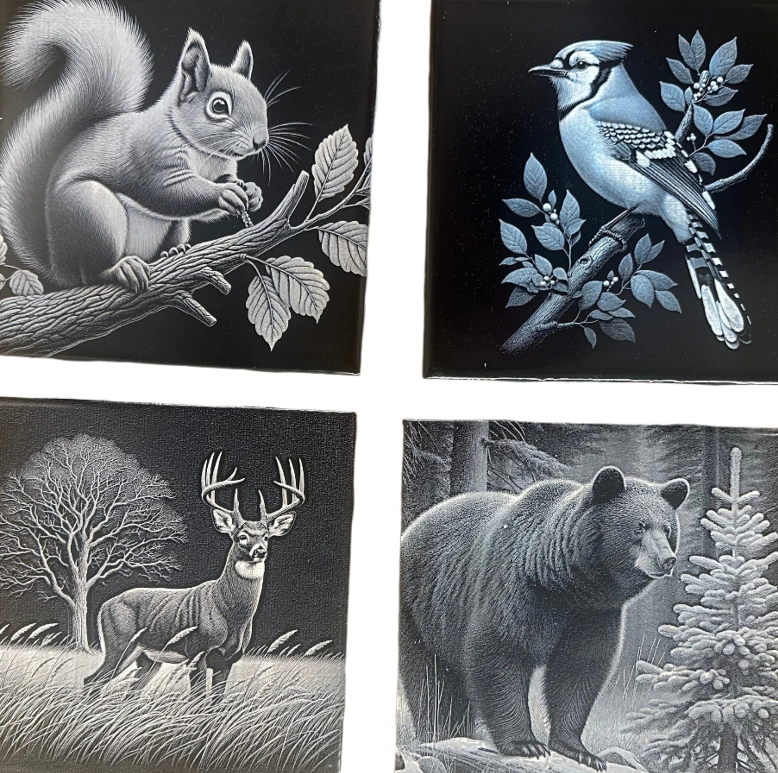 Laser Engraved Ceramic Tile