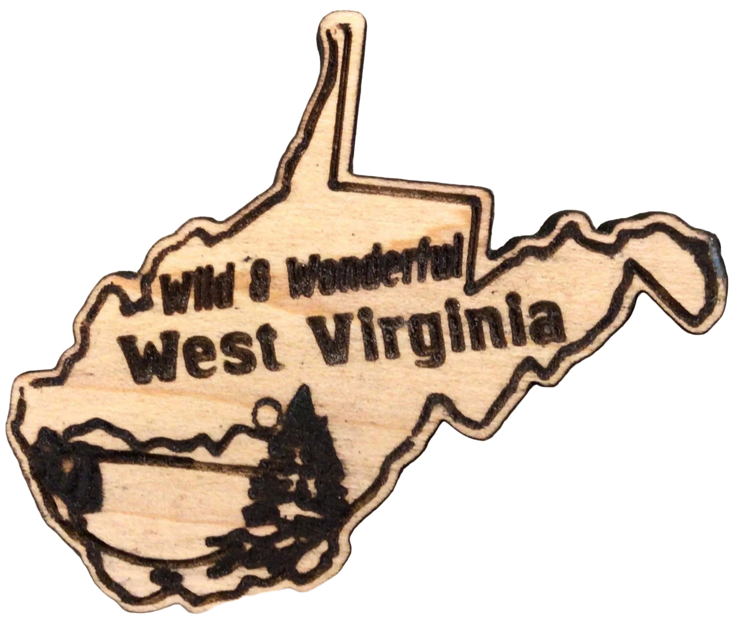 WV Wooden Magnets