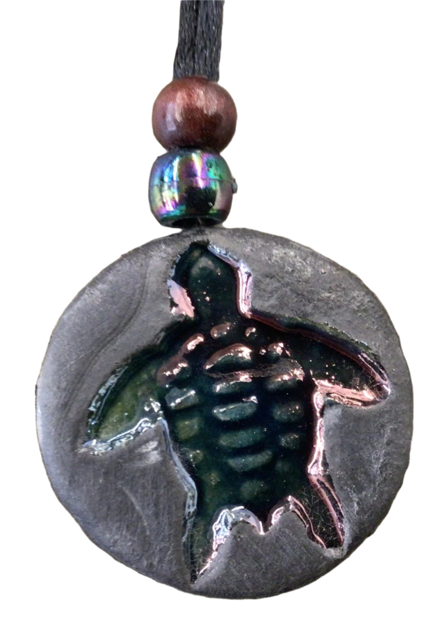Raku Pendant Necklace