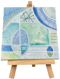 Tiny Art with Easel