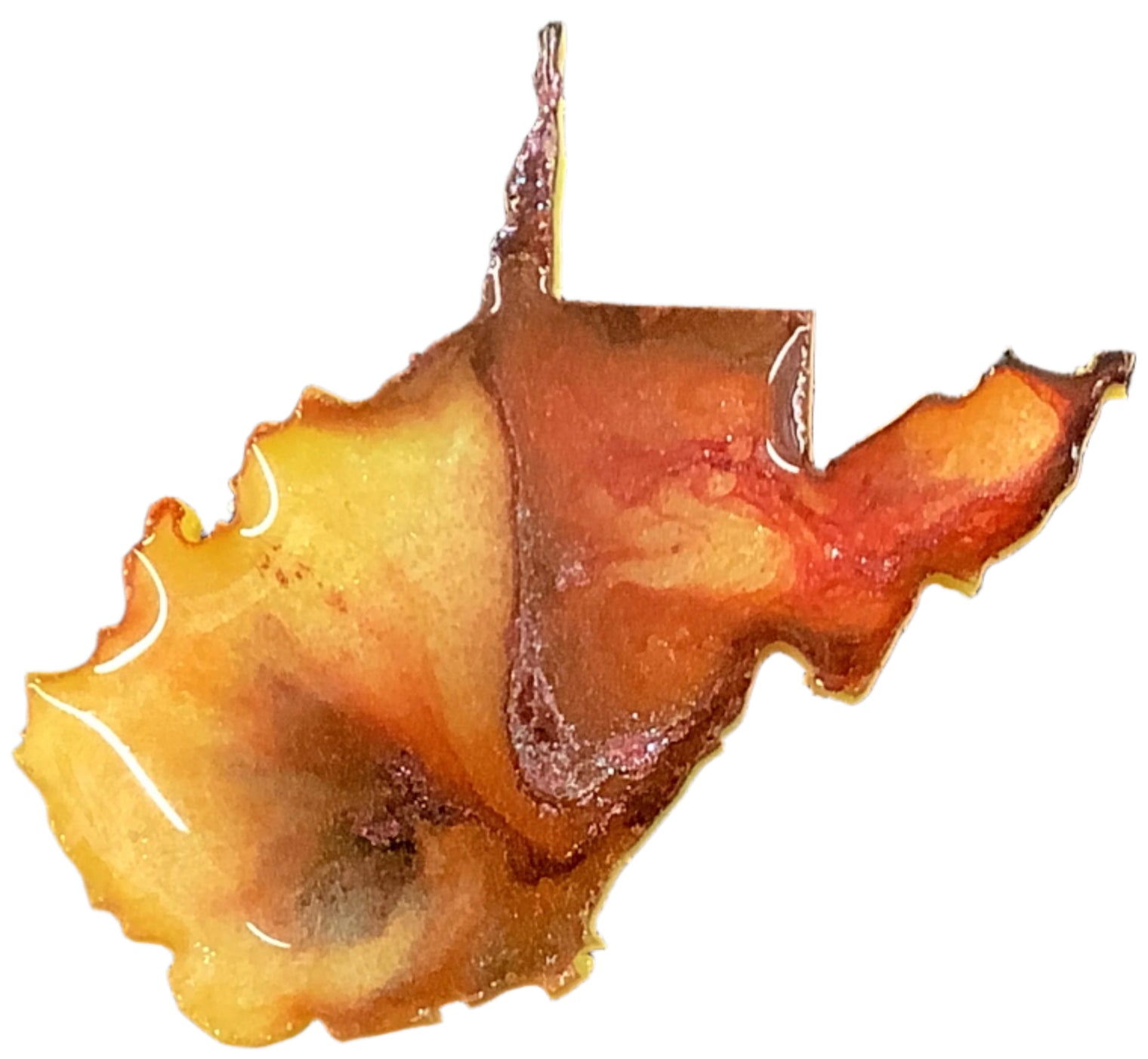 Resin WV Magnet - Small