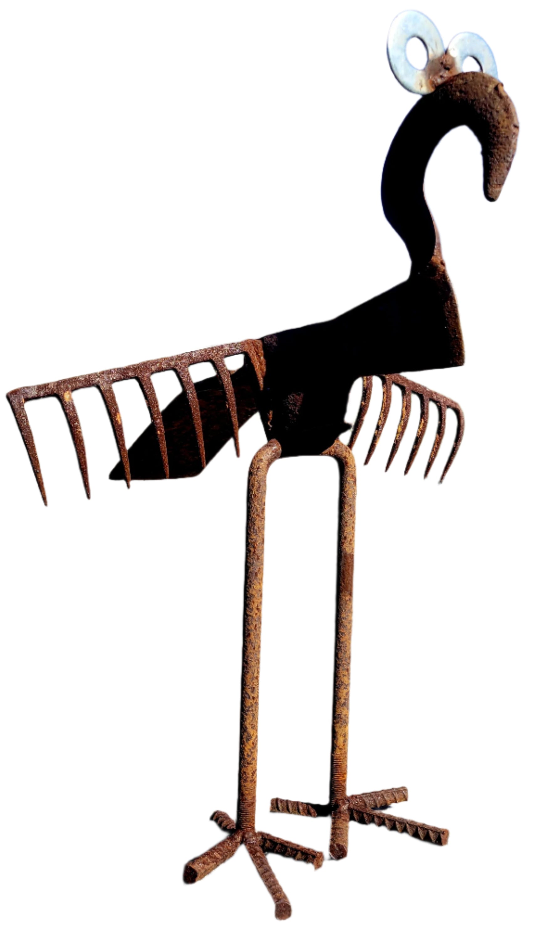 Metal Critter - Bird with Rake Wings from Windswept Farm – The